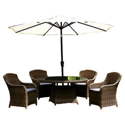 Royalcraft Wentworth 4-Seater Outdoor Dining Set